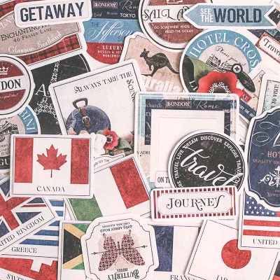 Stickers Crafts Scrapbooking book Student label Decorative stickers kids toys 90 PCS