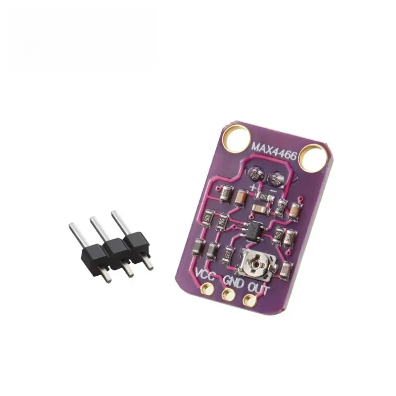 1-10pcs MAX9814 Microphone AGC Amplifier Board Sound Sensor Module Auto Gain Control Attack for Arduino MAX4466 PCB Board Diy image 6
