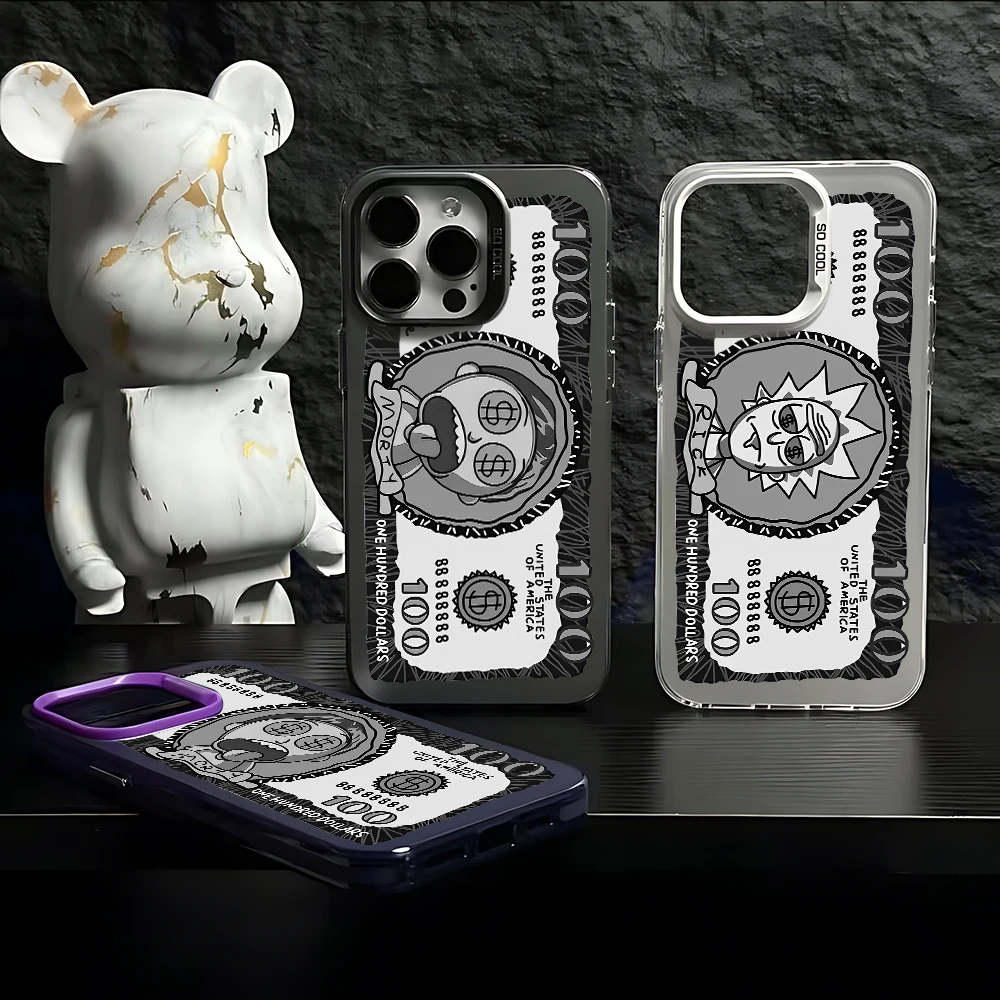 

Funny Sci-fi Phone Case For iPhone 15 14 13 12 11 Pro Max X XR M-Mortes XSMAX 8 7 Plus Candy Matte Shockproof R-Ricks Back Cover