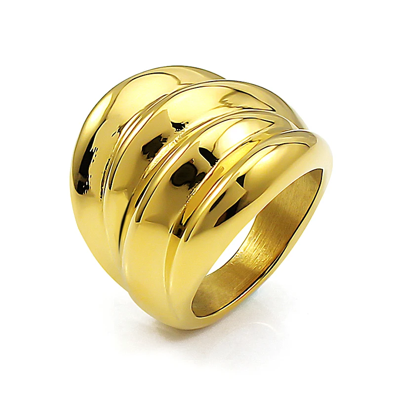 

Женское кольцо в стиле панк из нержавеющей стали