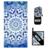 Microfiber Blanket Quick Drying Beach Towels Oversized Printing Towel Super Absorbent Pool Towel Blanket Boho Absorbent Towel 5