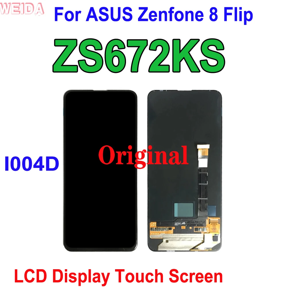 5.9 nouveau AMOLED pour Asus Zenfone 8 ZS590KS écran d'affichage LCD + numériseur d'écran tactile pour Zenfone8 Flip ZS672KS cadre LCD  509