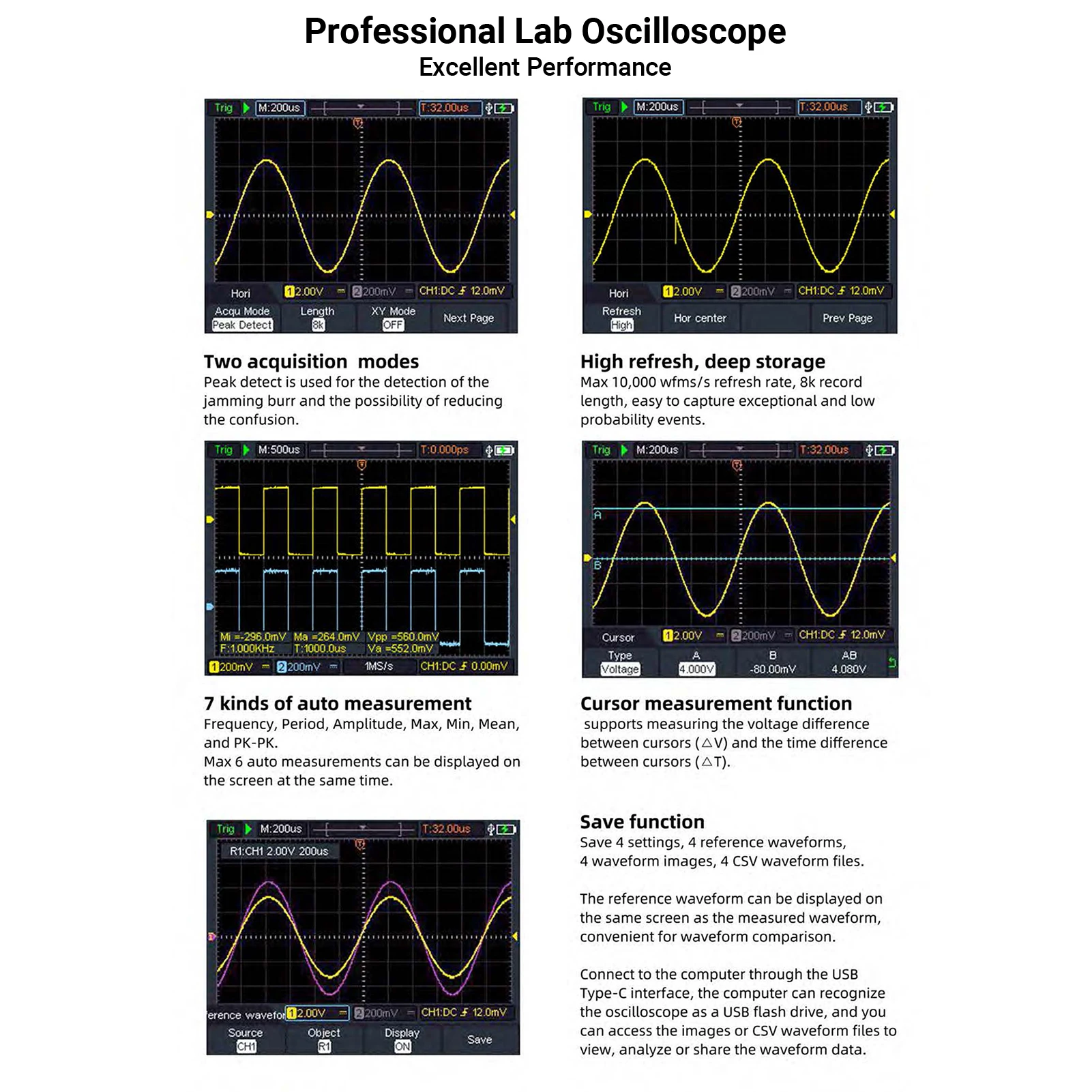 OWON HDS242S 242 Handheld Digital Oscilloscope 250MS/s 8 Bits 40MHz Bandwidth 2CH+1CH Generator True-RMS Multimeter Osciloscopio digital oscilloscope