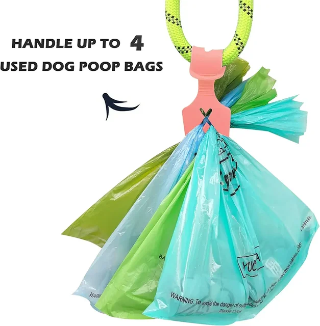 New Silicone Dog Poop Bag Holder  Pet Garbage Bag Clip Hands-free Clip Dog Cleaning Supplies Dog Poop Bag Dispenser 5