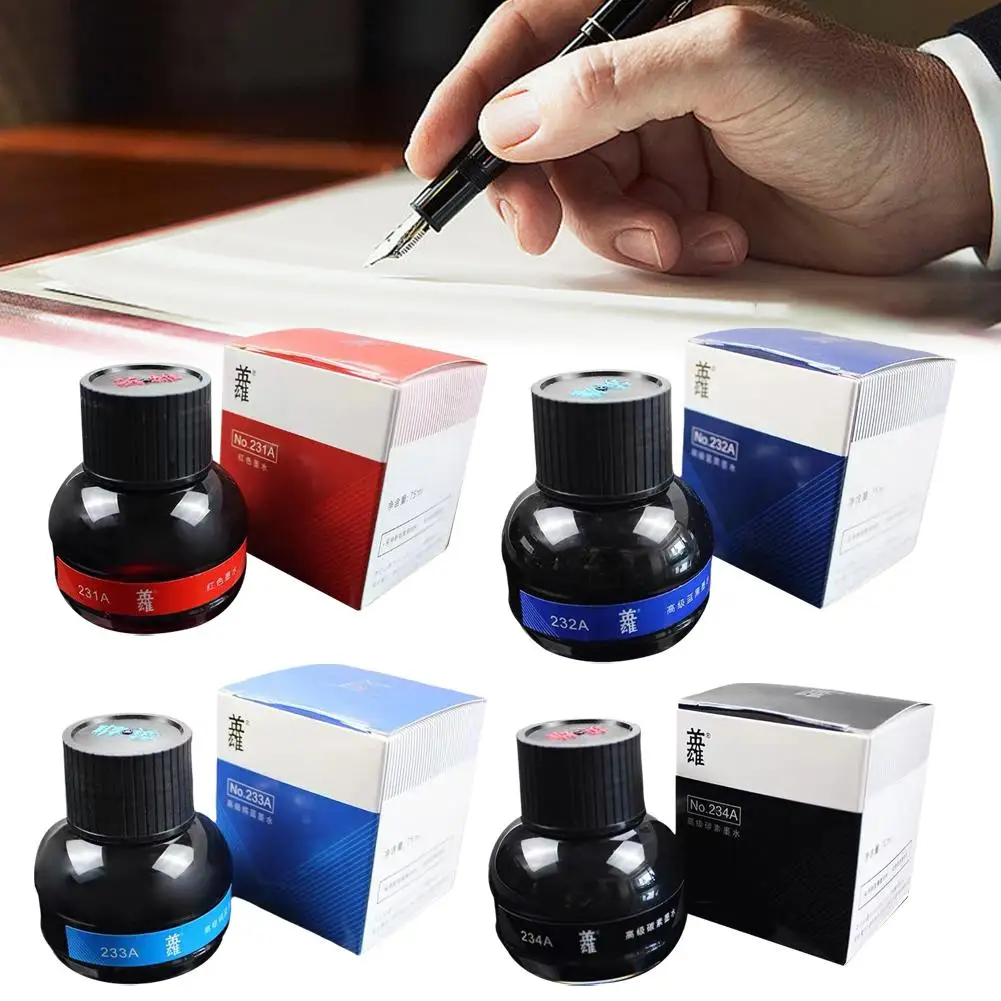 Hero Ink 70ml Fountain Pen Refill Ink Stationery School Office Supplies