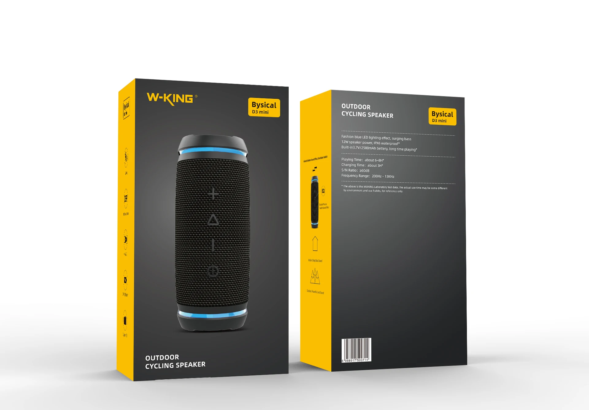 WKing H330 New Product Bluetooth Speaker 120W Portable Speaker Loudspeaker with Subwoofer Trending Product Speaker Box for Music
