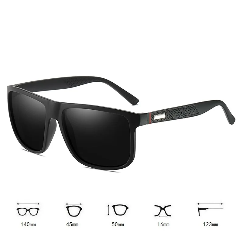 Polarized Sunglasses For Men Women Driving Travel Square Vintage UV400