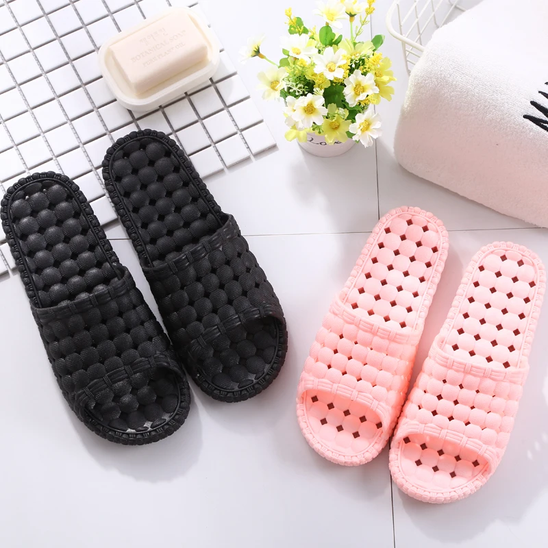 Shower Shoes Quick Drying Non-slip Slippers Women Men Shower Sandals With Drain Holes House Bathroom Slides 3
