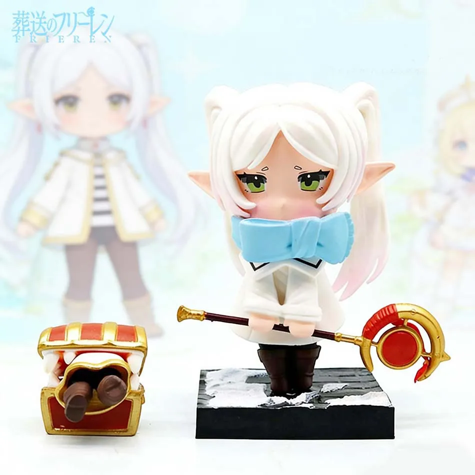 Anime Frieren Action Figures PVC Desktop Ornament Collection - Decorative Statue