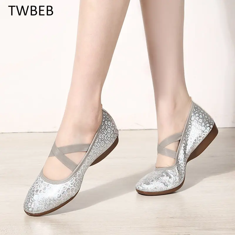 

Women Dance Standard Low Heel Shoes Ladies Girls Ballroom Dance Shoes Soft Outsole Modern Dance Salsa Professional Latin Shoes