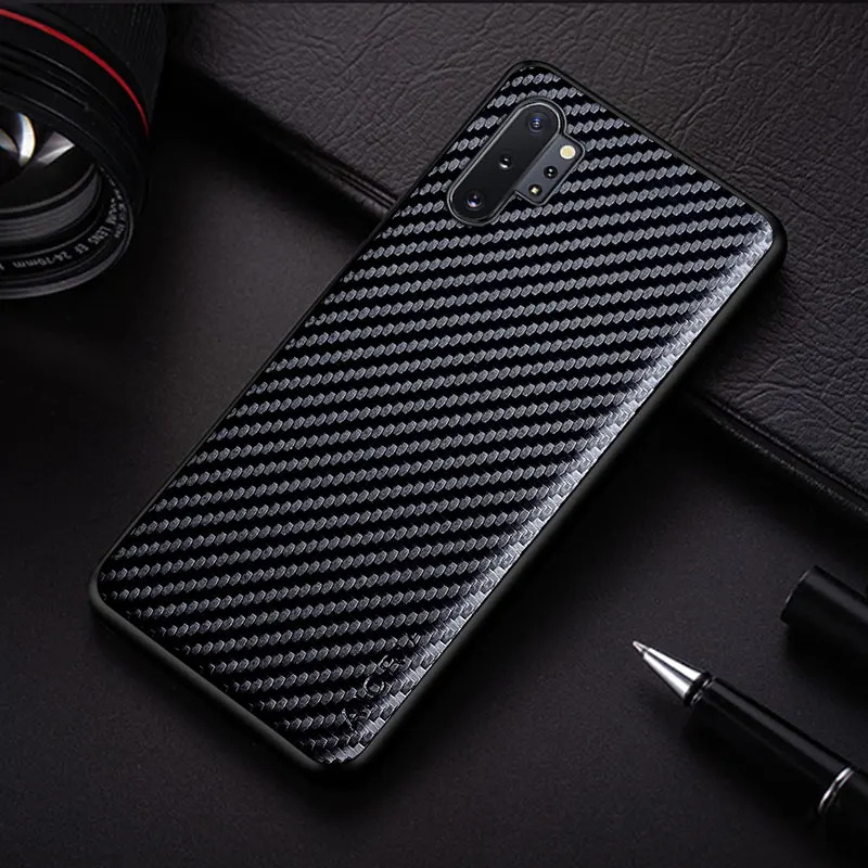 Carbon Fiber Texture Fashion Design Soft Back Phone Case