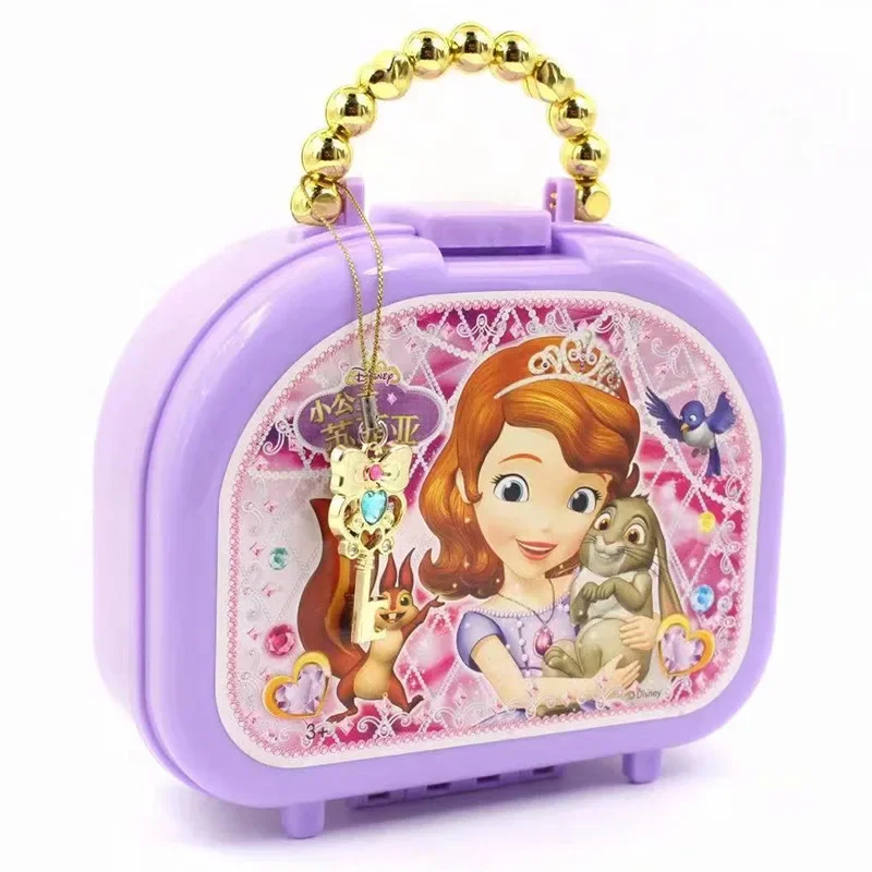 [Funny] Disney Frozen Sofia the First princess Hello Kitty Cute cartoon nail art set play house Toys Creative girl best gifts 5