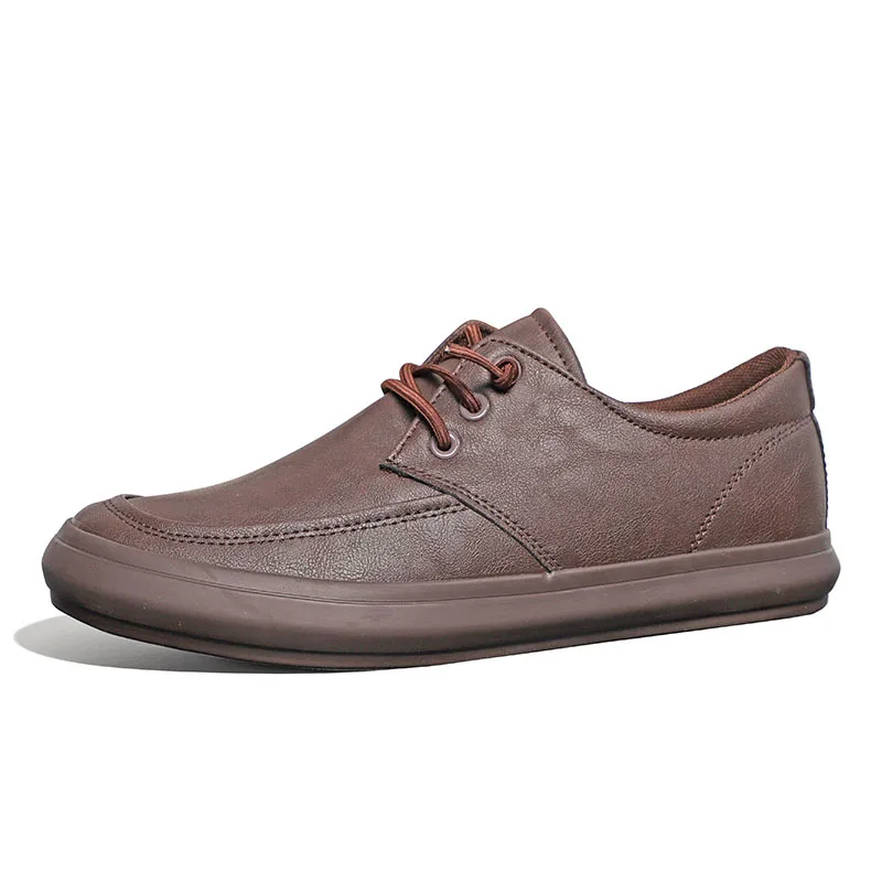 Men's Leather Shoes Low-top Shoes Casual British Pedal Men's Spring Autumn Business Boots Tide BD22432