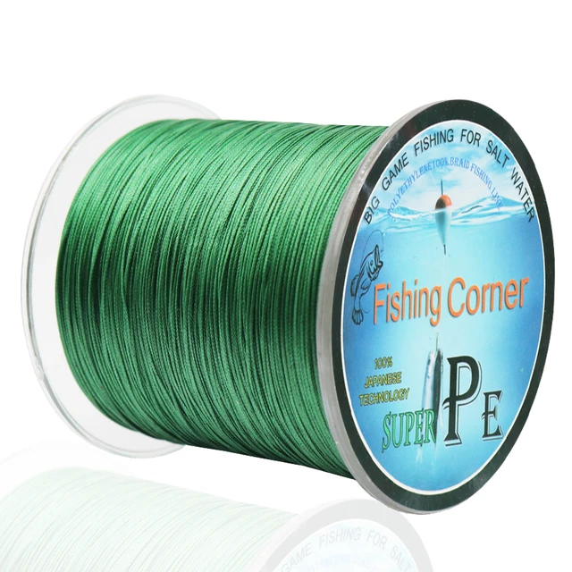 16 Strands 300m Braided Fishing Line Super Strong Japan Multifilament PE  Green Braid Wire 60LB-310LB - AliExpress