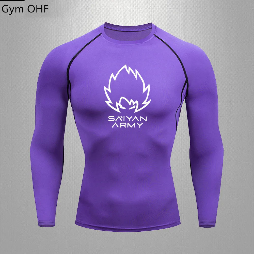 Goku T Shirt Men Gym Fitness Training Sport Jiu Jitsu T shirts Men Comppress Rashguard Boxing Mens Muay Thai Kickboxing Jerseys