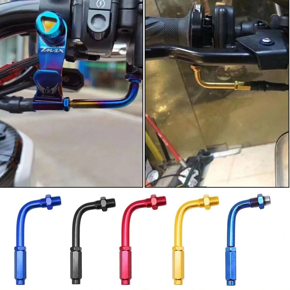 Motorcycle90DegreeThrottleCableAdjusterBendyCableGuide