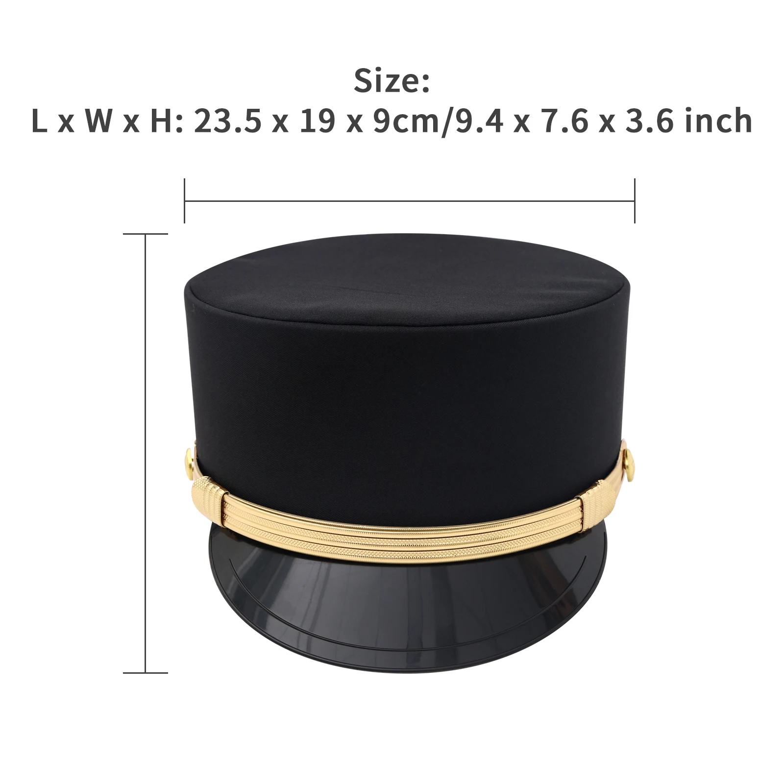 Luxury Hat Women Men Military Caps Anime Cosplay Top Hat Flat Female Autumn Hotel Waiter Captain Caps for Stage Performance flat cap cap hat flat vintage cap costume hat