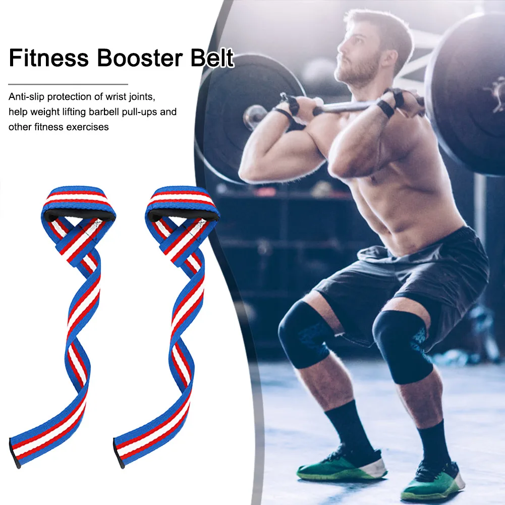 Levantamento De Peso Nylon Correias De Pulso, Treinamento De Força, Levante Exercício Wrist Wrap, Ajustável Antiderrapante Gel Banda Grip, Fitness Bodybuild