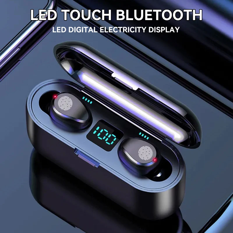 Xiaomi TWS F9 Earphone Bluetooth Earphones Wireless Headphones Hifi Stereo Sports Earbuds Headset Hearing Aids With Mic Handfree 5