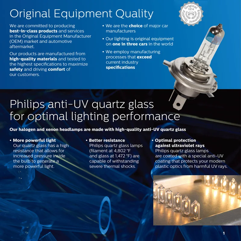 1X Philips H4 H7 H11 Vision Original Car Head Light H1 H3 H8 H9 9005 9006 HB3 HB4 3200K Auto Standard Lamp Halogen Bulb, 1x 5