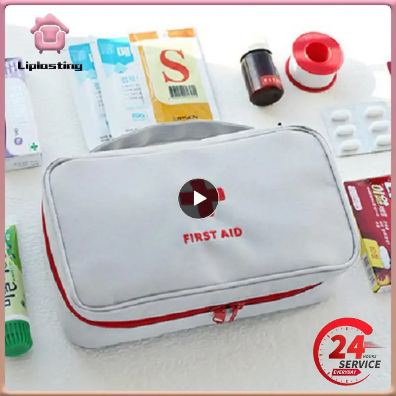 

Portable Camping First Aid Kit Waterproof Empty Large First Aid Kits Portable Outdoor Survival Disaster Earthquake Emergency Bag