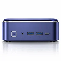 SOYO M5 Mini PC AMD Ryzen 4300U W-11 Pro (4C/4T, bis 3,7 GHz) 16GB LPDDR4/512GB SSD, Desktop PC 4K @ 60Hz Triple Display (HDMI 2.0+Type-C+DP 1.4)/Wi-Fi 5/BT 4.2/LAN für Office Education Multimedia 2