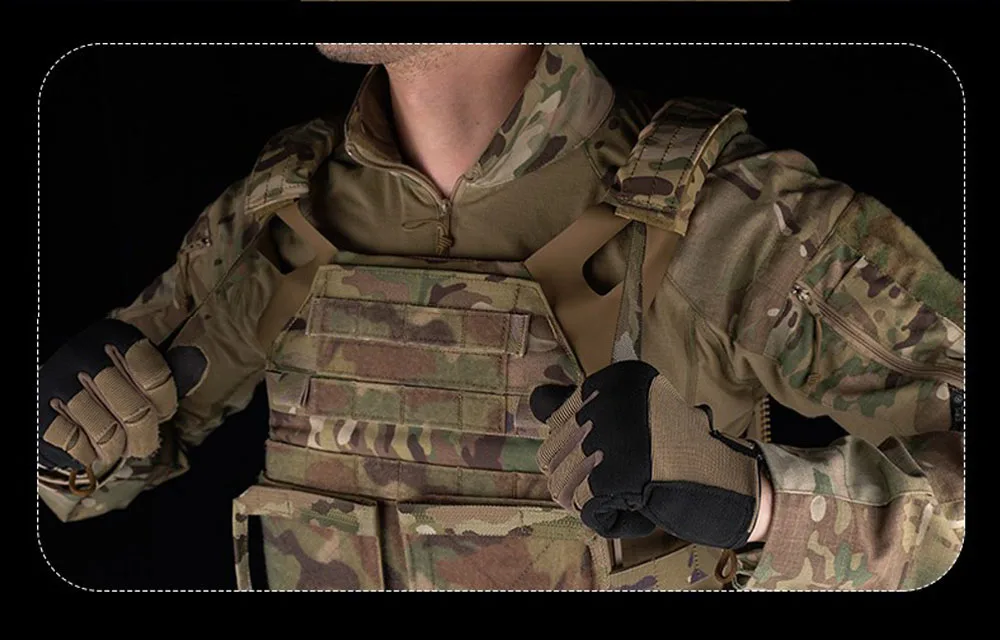 Taktische JPC Plate Carrier Weste 2,0 MOLLE Quick Release System Outdoor Jagd Kampf Training Körper Rüstung Schießen Airsoft Ausrüstung – Detail 17