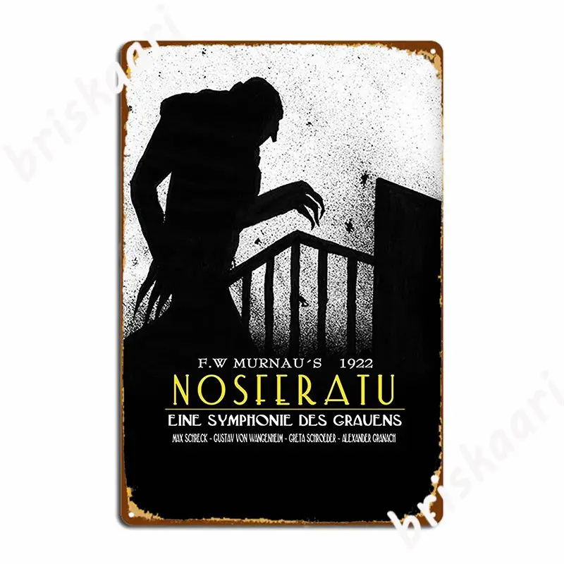 

Плакат Nosferatu, металлический знак, Постер клувечерние, печать клубного бара, жестяной плакат