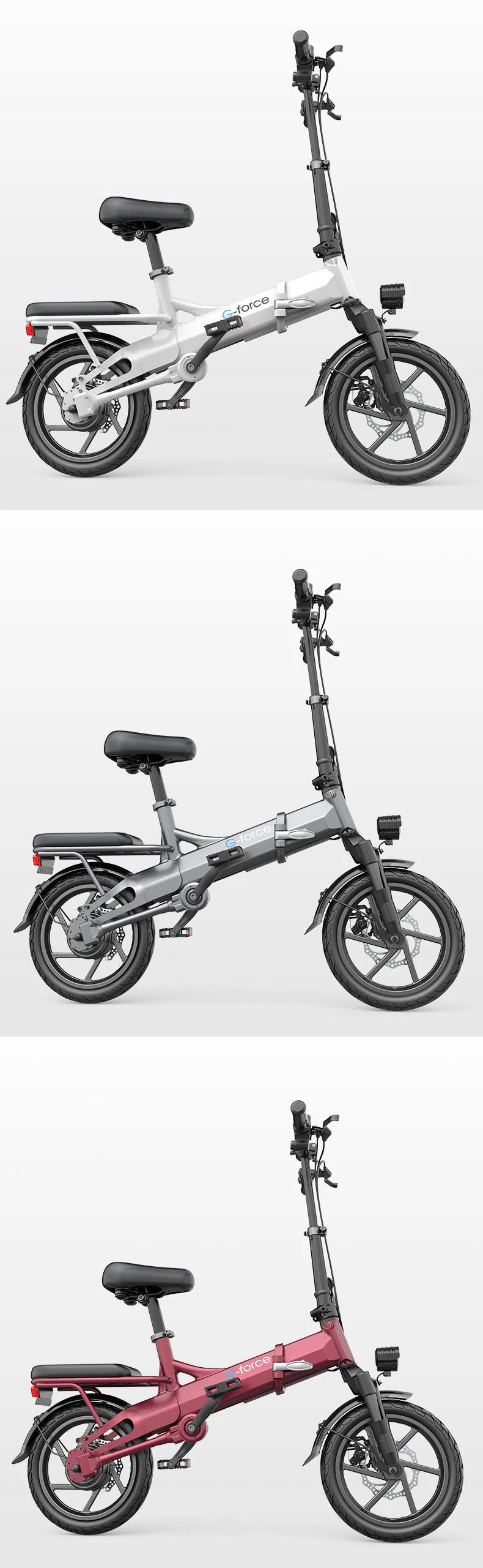 400W Electric folding bike 12inch Folding cheap Electric Bike pocket mini bike 48V electric foldable bicycle