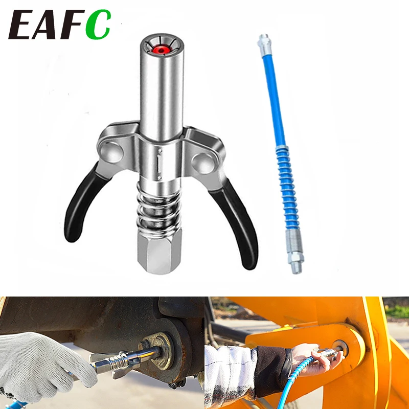 10000psi Grease Tool Coupler Heavyduty Quick Release Grease Gun High Pressure Grease Nipple