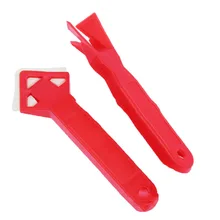 

2Pcs Set Caulk Removal Mini Handmade Tools Scraper Utility Practical Floor Cleaner Tile Cleaner Surface Glue Residual Shovel