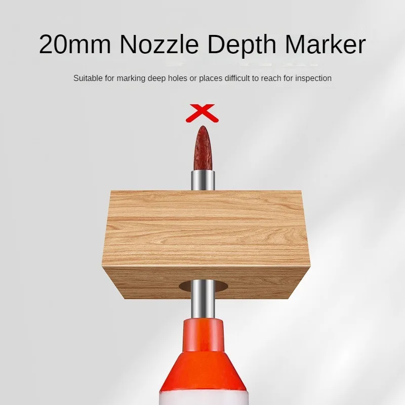 20mm Double-Tip Deep Hole Long Head Paint Markers for Metal Waterproof Bathroom Woodworking Decoration 8pcs/set marker pens,paint marker pen,markers pen,paint pen,art marker pen