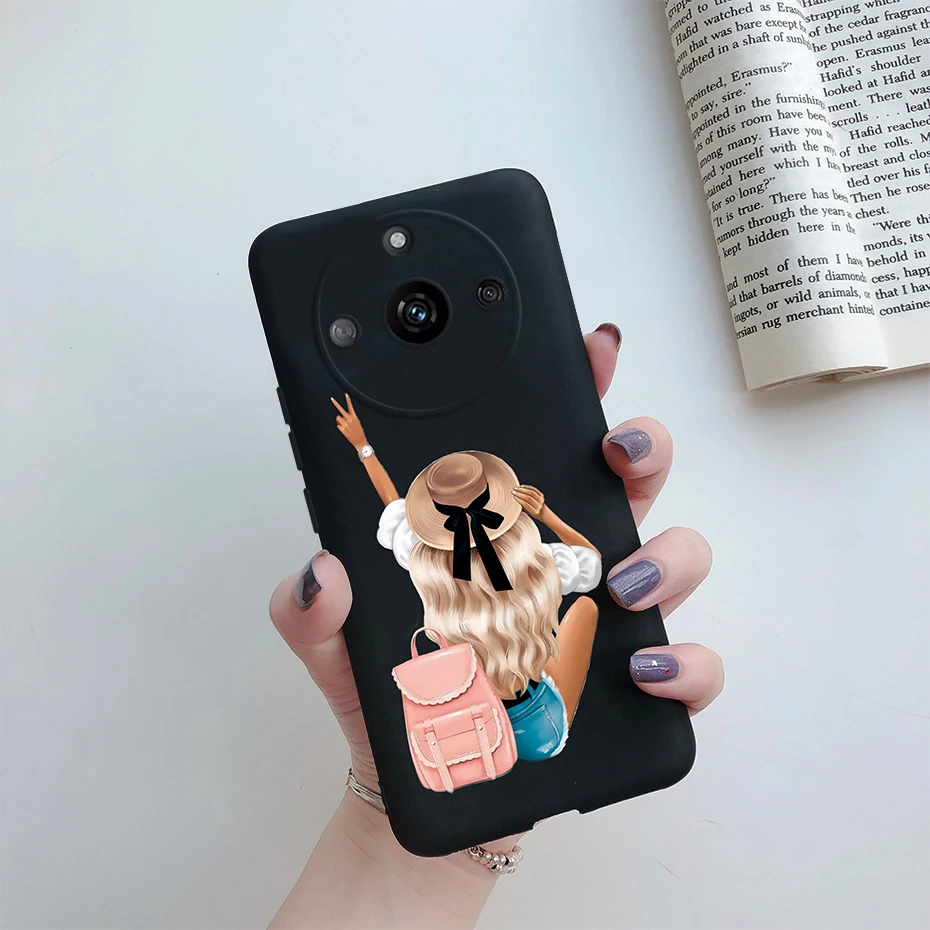 Stylish Pretty Girl Soft TPU Phone Case - Realme 11 Pro+ Collection