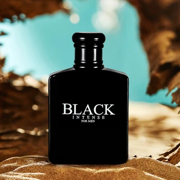 Black Intense Eau de Toilette for Men | 3.4 oz Woody Aromatic Scent with Sage & Absinthe | Perfect Holiday Gift 1
