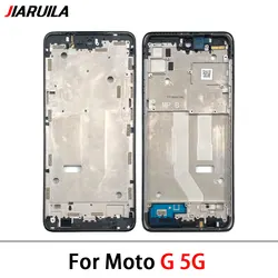 NEW Front Housing LCD Frame Shell Bezel Holder for Phone Replacement Parts (G 5G Black)