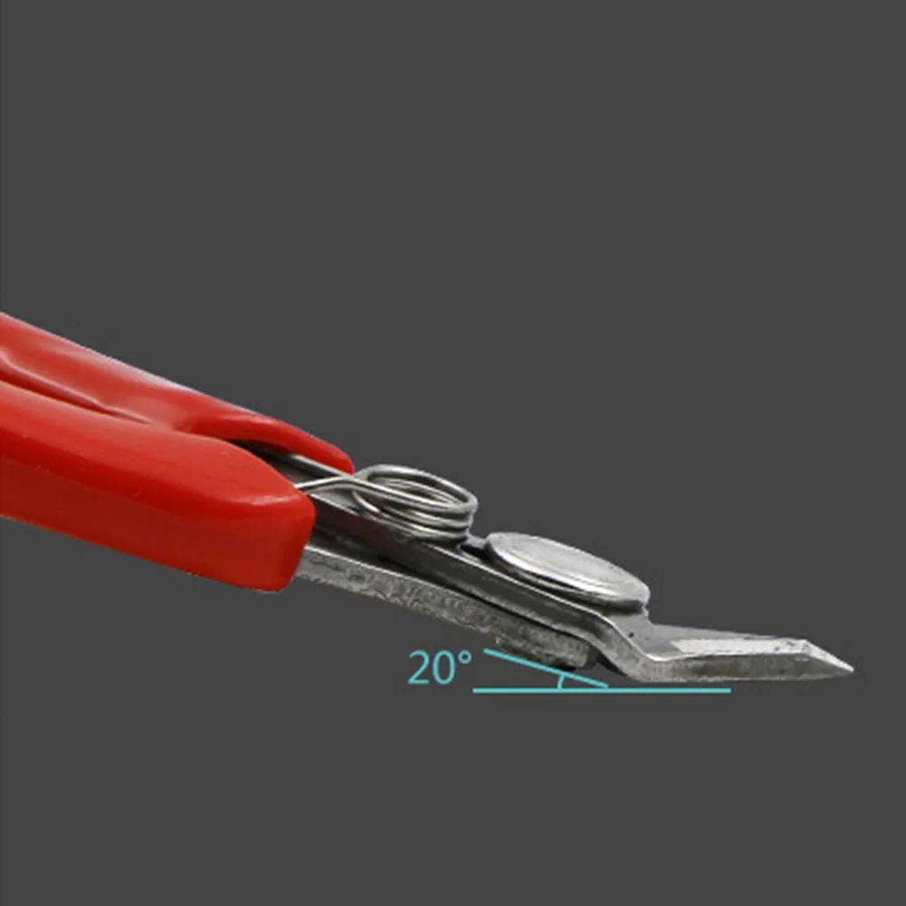 

Stainless Steel Cable Cutter Cutting Plier 1* Anti-slip Diagonal Nipper Pliers Rubber Handle Spring Loaded New