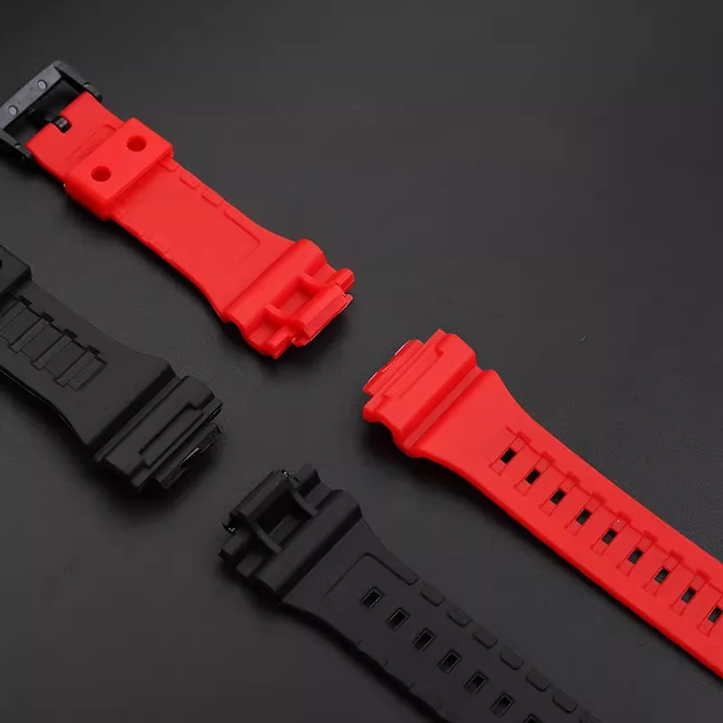 6 ألوان سيليكون حزام الساعات ل كاسيو WS-1400 WS-16...