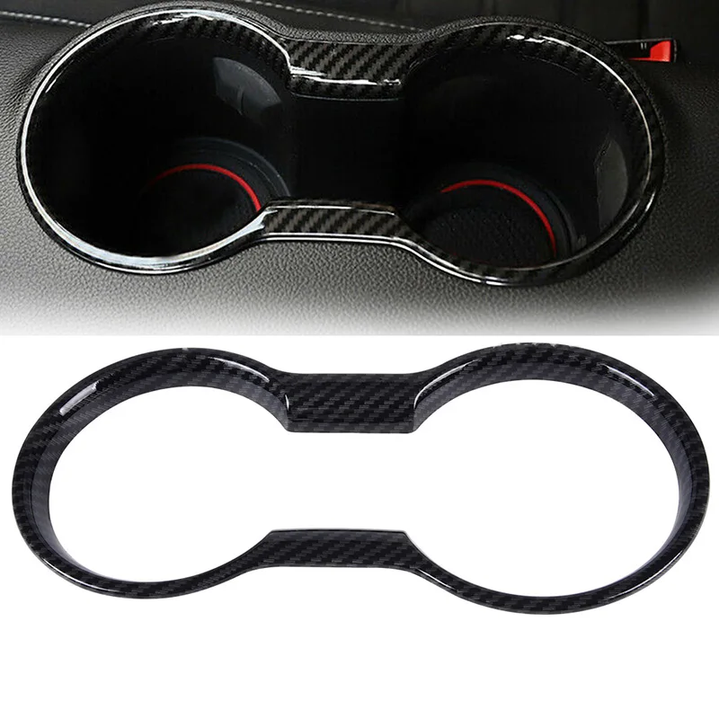 

Для Ford Mustang 2015-2019 автомобильный держатель стакана для воды, крышка, украшение, наклейка на раму, автомобильные аксессуары для интерьера