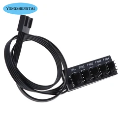 Refroidisseur de processeur TX4 PWM 40cm, 1 à 5 4 broches, boîtier/Chasis, câble d'alimentation, adaptateur séparateur Hub 