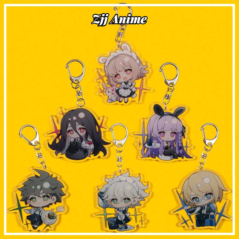 

Anime Keychains Danganronpa V1 Hanging Animal Dangan Ronpa Men Car Accessories Pendant Women Bag Acrylic KeyRing Badge Gifts New