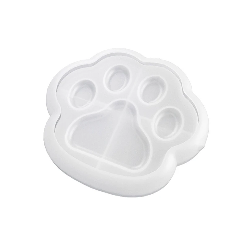 

Силиконовые формы для поделок своими руками, формы для подносов из смолы, силиконовые формы для посуды в форме кошачьей лапы