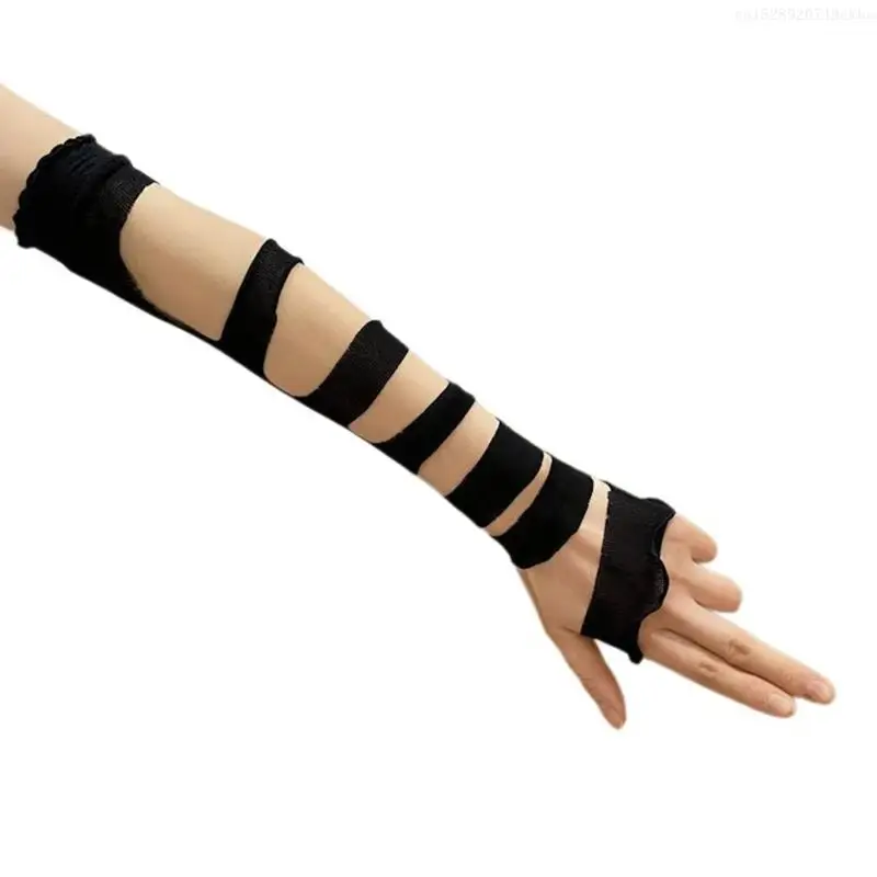 

Рука Перчатки Клубная нарукавная повязка JKStyle Girl Arm Wear Рукава без пальцев F0T5