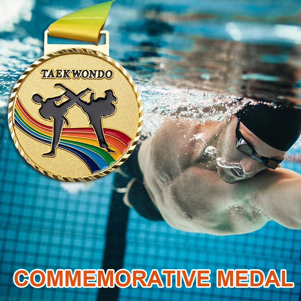 1/5/10PCS Taekwondo Winner Medals for Kids Adults Sports Gold Silver Bronze Medal High quality Zinc Alloy Tae kwon do Souvenirs