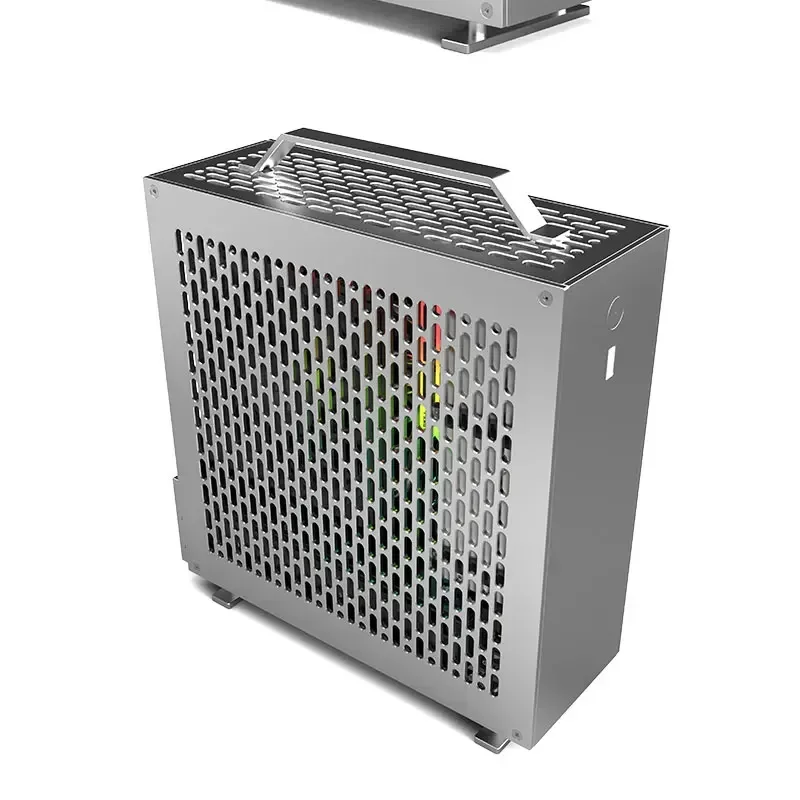 Mini A24-V5 2.0 Dual Slot Single Display 1u Power Supply Itx Chassis with Double