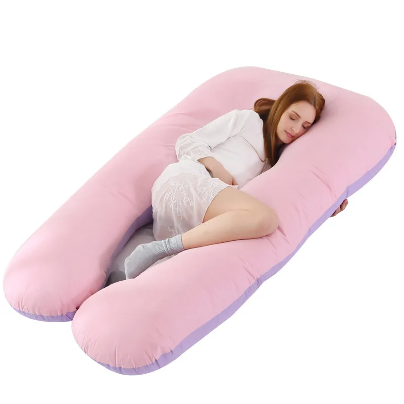 U-shaped Maternity Pillow Waist Support Pillow Core Side Sleeping Pregnant Can Be Disassembled