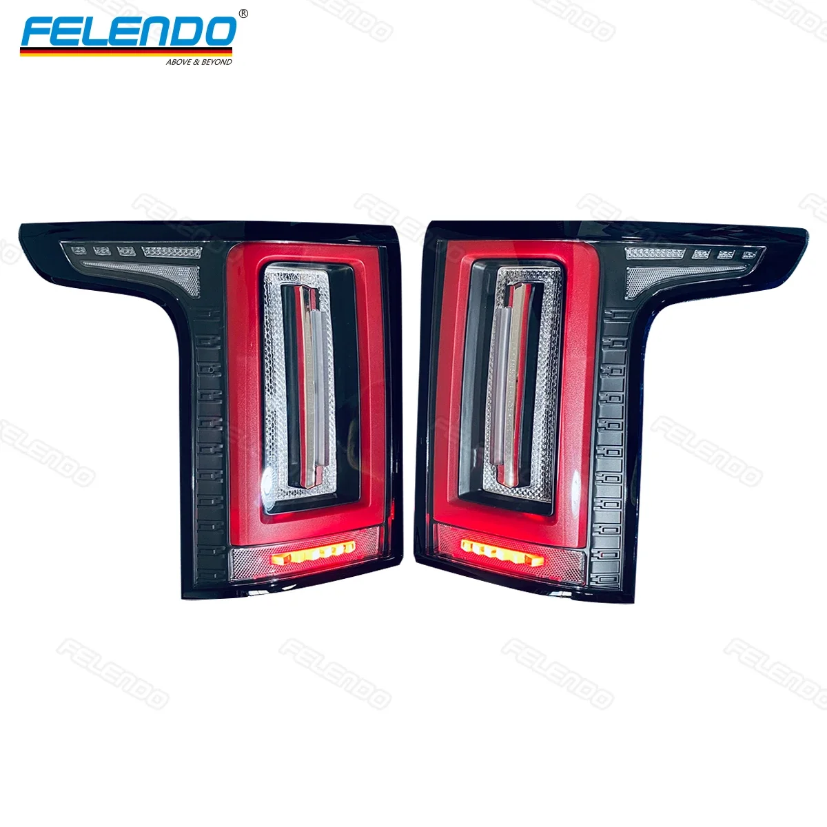 Felendo Taillight for Range Rover Vogue 2013- L405 Kulinan Style LED Taillight Tail Lamp Rear Lamp