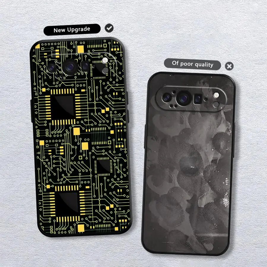 Retro Circuit Board Design Phone Cover Case by