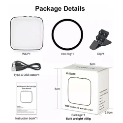 Portable MagSafe Selfie and Video Fill Light (Magnetic Light)