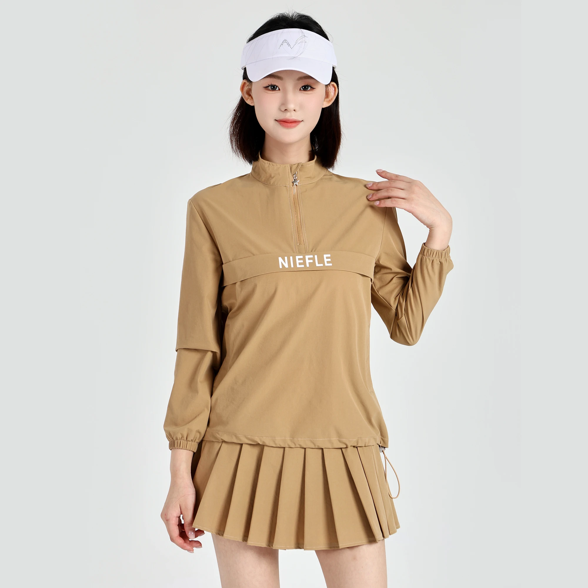 Women Golf Winter Long Sleeved Wear-resistant Fashion Versatile Short Skirt Outdoor Leisure Sports women golf skirt