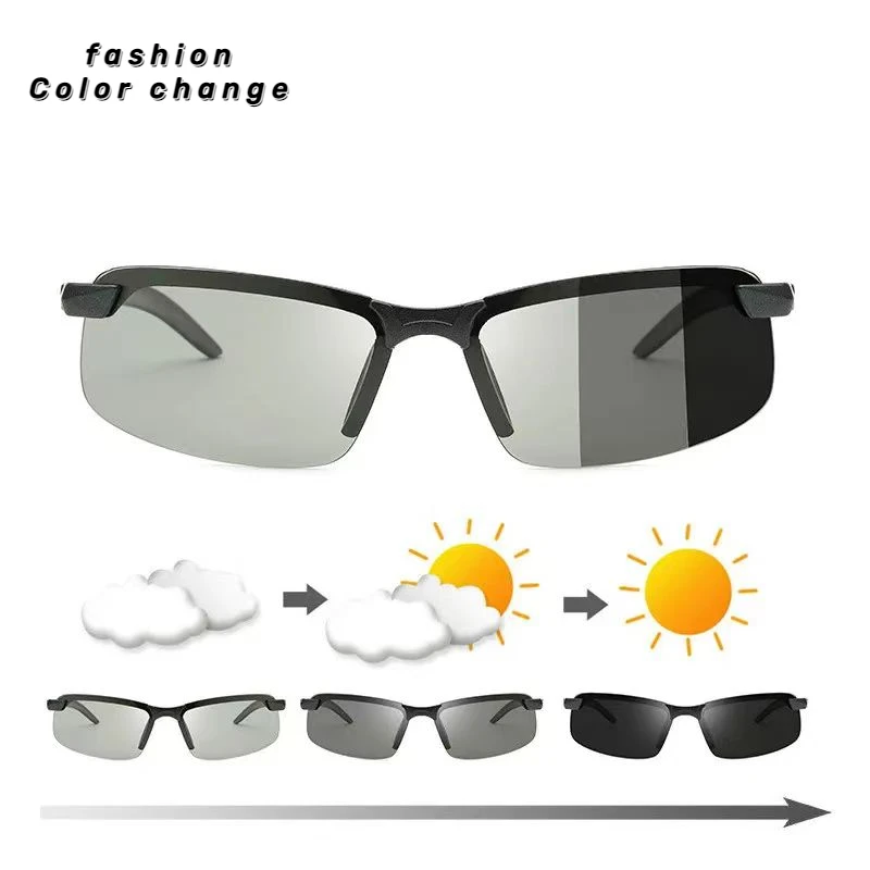 Sunglasses Photochromic Polarized Men Women